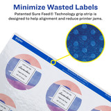 Round Labels Matte White-Laser/Inkjet 2-1/2"  8 Sheets (Waterproof) (72 Labels)