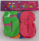 Foamy Shapes-Numbers 2" (Adhesives) (Smooth)