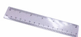 Ruler 6" Clear/Plastic 100Bx