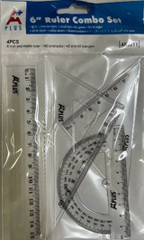 Geometry Ruler Combination Set 4Pcs Small