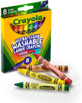 Crayons 8ct.-Large/Washable