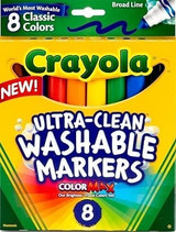 Markers Crayola 8ct.-Broad/Color Max