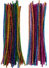 Chenille-Assorted Colors 40ct. (Glitter)