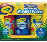 Fingerpaints 8oz-Washables 3ct.