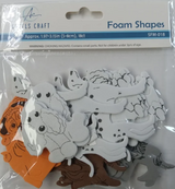 Foamy Shapes-Dogs 18ct.