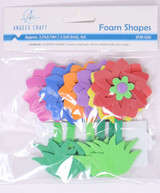Foamy Shapes-Flowers 6Pk