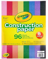 Construction Paper 9x12" 96 Sheets