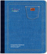 Notebook-Composition/Blue Denim 100 Sheet (Small) (ASG R5-P12)