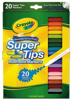Markers Crayola Super Tips 20Pk-Washables