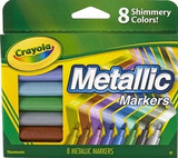 Markers Crayola 8ct.-Metallic Colors