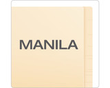 Folder Manila-Letter w/2 Fasteners (Lateral) (50/Box)