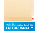 Folder Manila-Letter w/2 Fasteners (Lateral) (50/Box)