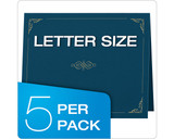 Certificate Holder-Dark Blue 5ct.