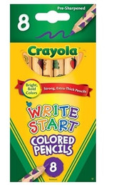 Colored Pencils 8ct.-Jumbo (Write Start)