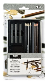 Life Drawing Small Tin Art Set 12ct.