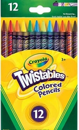 Colored Pencils 12Pk-Twistables