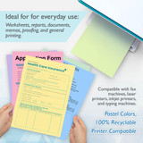 Paper Letter-Assorted Pastel Colors 100ct.