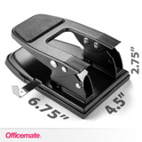 Hole Punch 2 Holes w/Soft Padded Handle