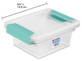 Box Organizer w/Clip-Mini/Clear