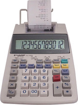 Printing Calculator 12-Digit LCD 2-Color (EL-1750V)