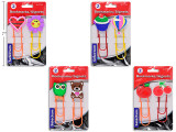Bookmarks- Paper Clip Style  Assorted Design 2Pk