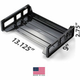 Tray-Letter Black/Side Loading (ASG R7-P47)