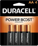 Batteries Duracell AA-4Pk