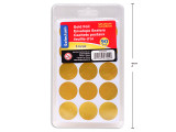 Labels-Round 1" Gold Color 90Pk