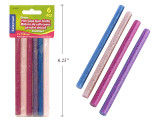 Glue Gun Sticks-Glitter Pastel Colors 6Pk
