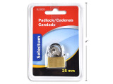 Padlock 25mm w/3 Keys