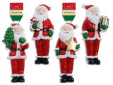 Polyresin Xmas Vintage Santa 4.72in