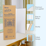 Presentation Board-28 x 40" (White/Tri-Fold)