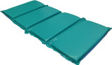 Kindermat 2" x 19" x 44"  4 Section Blue/Teal