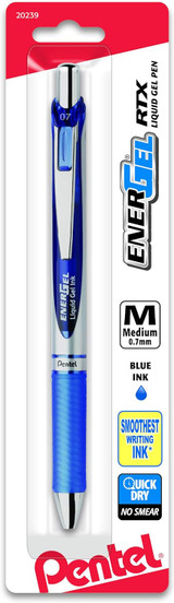 Pen EnerGel RTX Medium/Blue (Liquid Gel) (#20239)