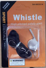 Whistles w/Landyard-Metal