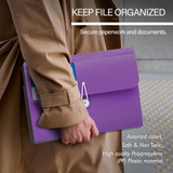 Expanding File 7 Pockets Letter/Assorted Colors