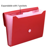 Expanding File 7 Pockets Letter/Assorted Colors