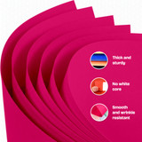 Poster Board-3 Ply 22" x 28" Fluorescent Fuchsia (25/Box)