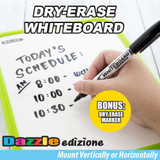 Dry Erase Board 8.5" X 11" w/Markers  (Assorted Colors)