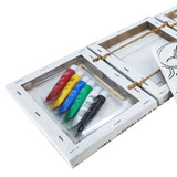 Canvas Board Set w/Paints-Mystic Animals (Mini) 3ct.