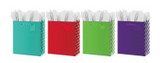 Gift Bags Assorted Colors/4 Designs-Large