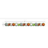 Border-Sport Balls/Die-Cut