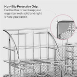 Desk Organizer Mesh Silver