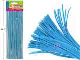 Chenille 40Pk-Light Blue 12"