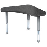 Student Desk DELTA, Single 24x36", Aero Adjustable Legs