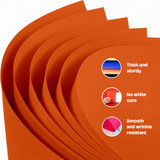 Poster Board-3 Ply 22" x 28" Fluorescent Red (25/Box)