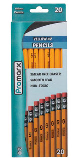 Pencil #2 Yellow 20 Pk