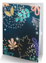 Portfolio-2 Pockets Midnight Garden