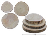 Trivet Set-Round Wooden Log 3Pk