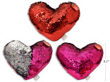 Heart Pillow-Flip Sequin  (Pre-Order)
